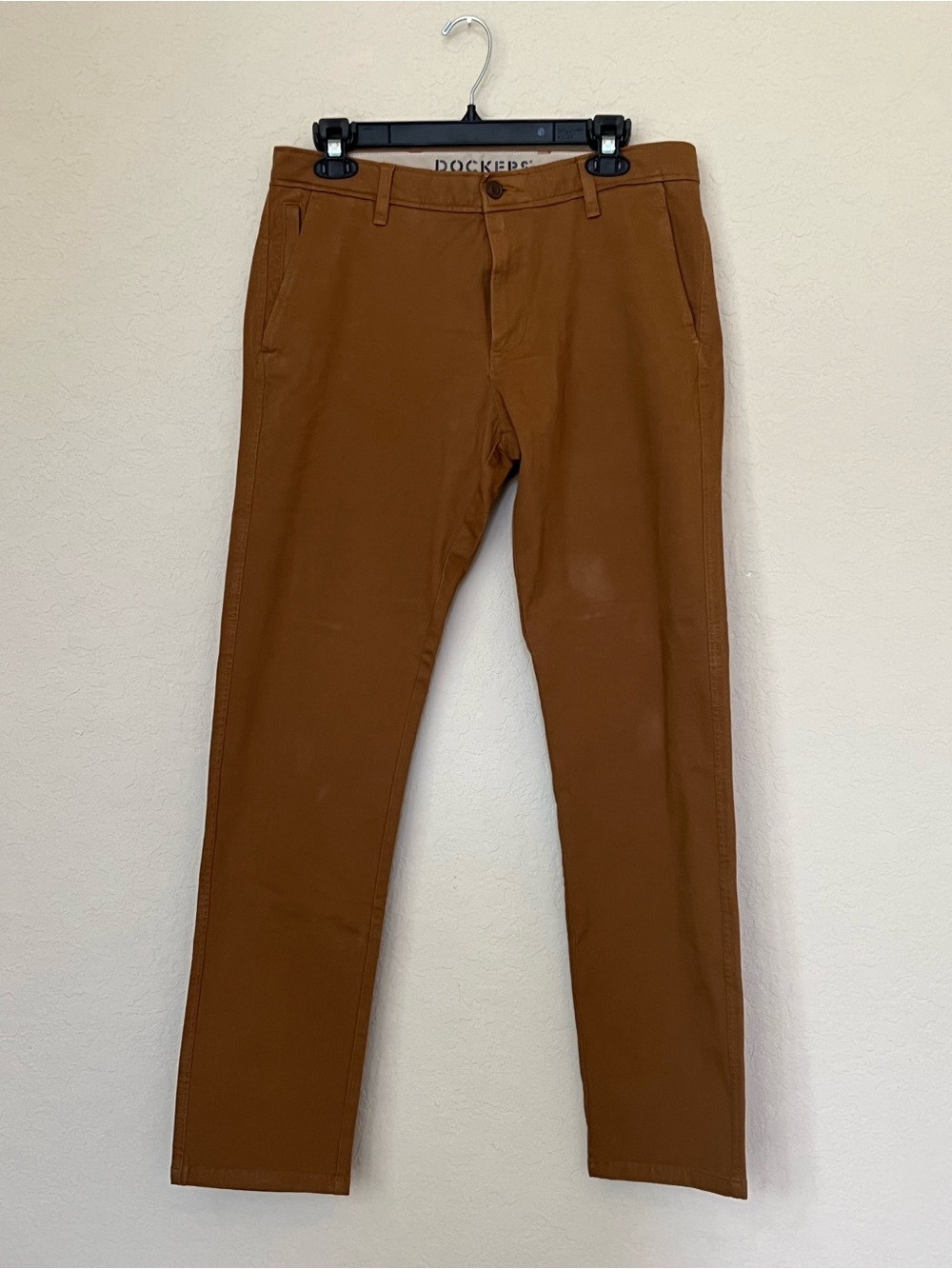 Dockers Slim Straight Chino Pants - Caramel Brown